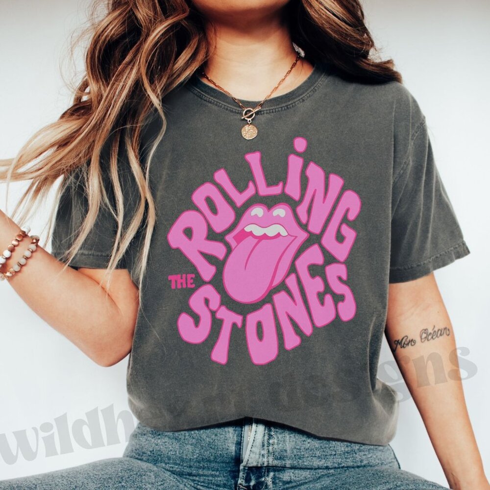 Stones Shirt, Comfort Colors Music Shirt